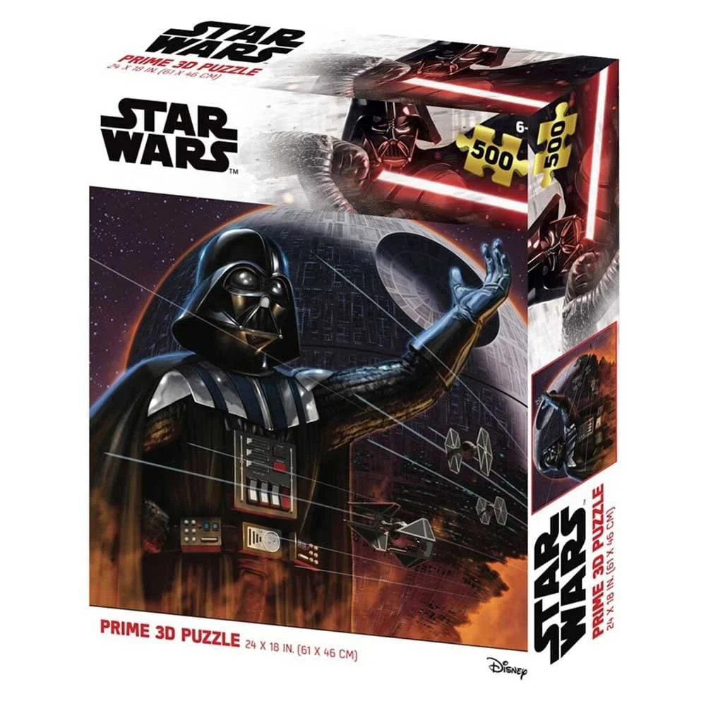 Star Wars - Darth Vader en Death Star Puzzel 500 stk 61x46 cm - met 3D lenticulair effect