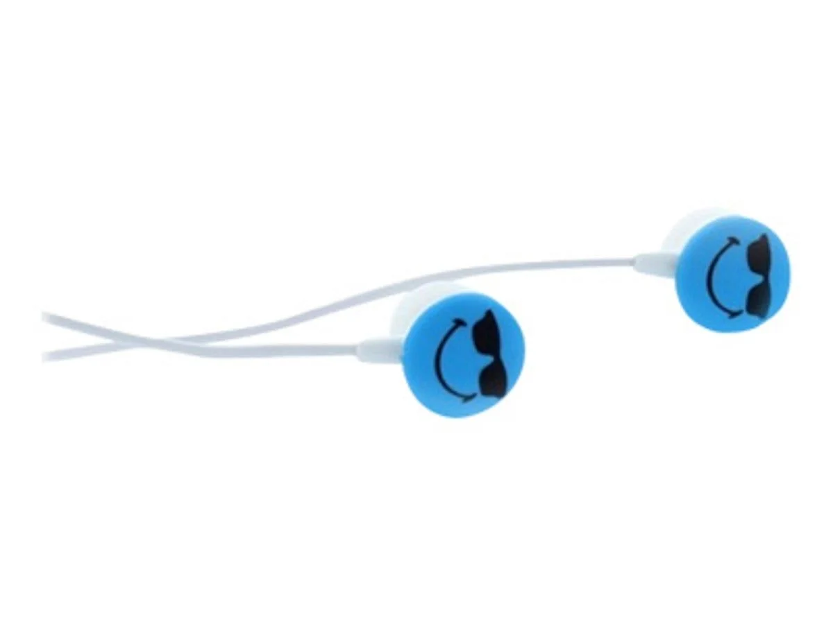 Smiley World - Kleurentherapie oordopjes - Blauw