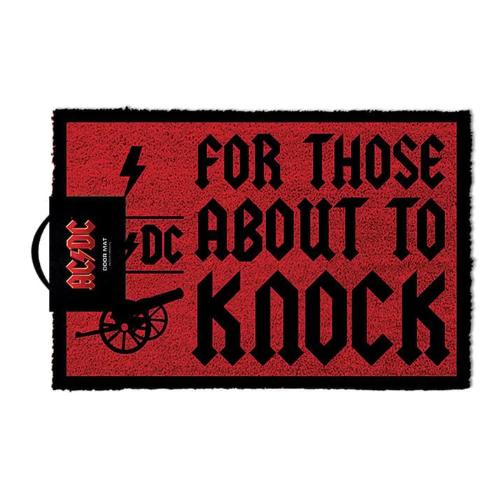 AC/DC - For those about to knock Deurmat