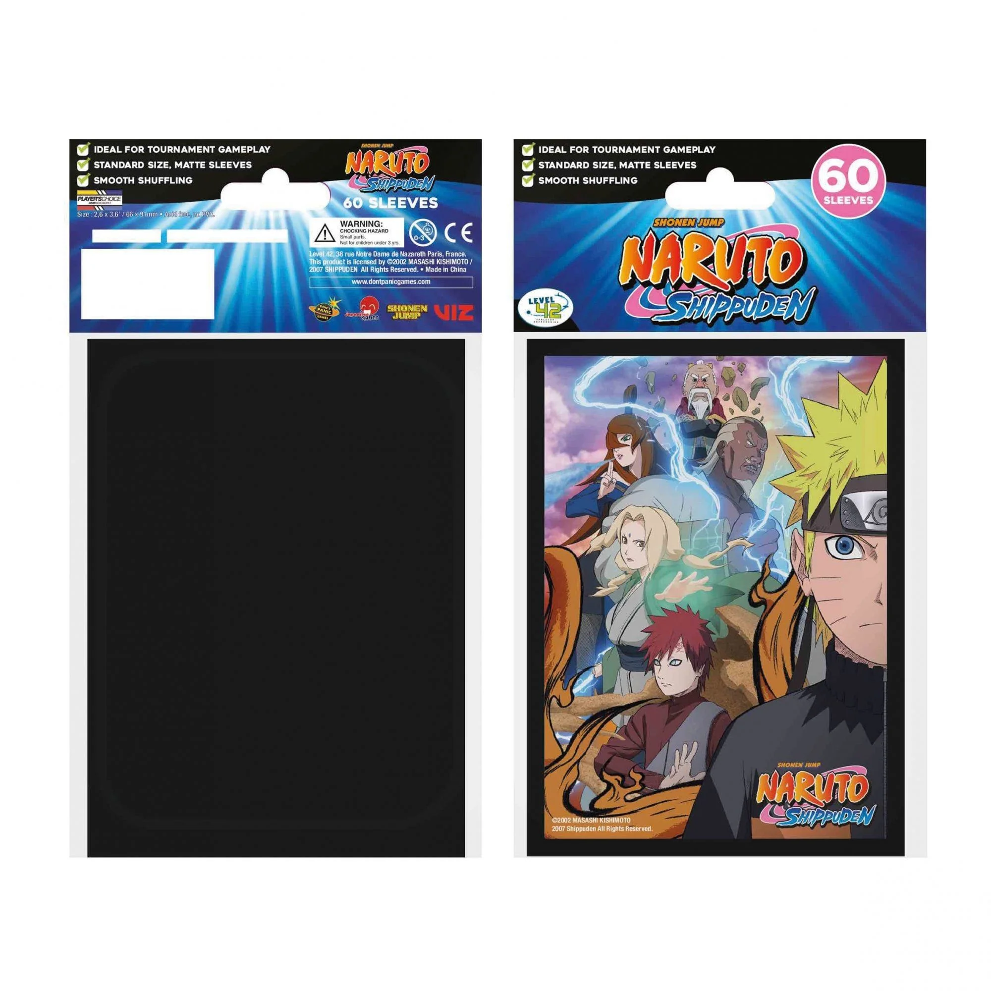 Naruto Shippûuden - Ninja Fight - 60 Standaardkaarthoesjes