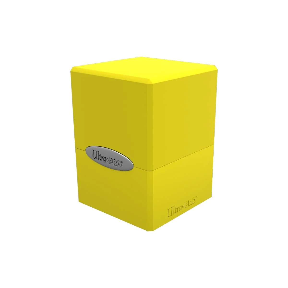 Ultra Pro - Deck Box Satijn Kubus - Citroen Geel