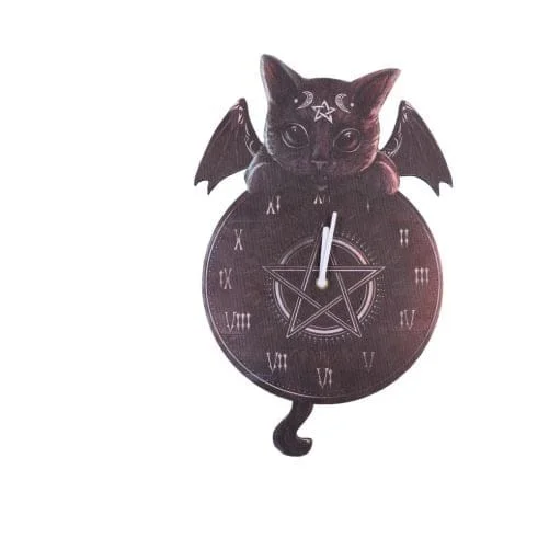 Nemesis Now - "Malpuss Tickin" Klok 41cm