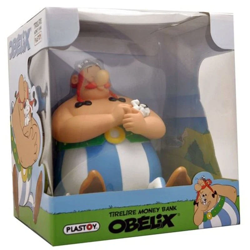 Plastoy - Asterix - Obelix en Idefix spaarpot