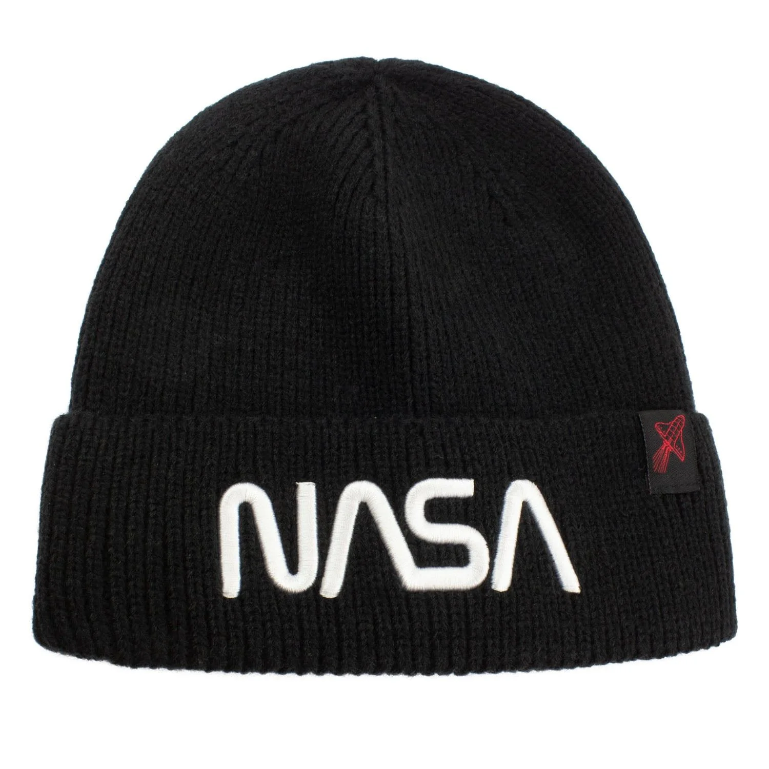 NASA - NASA Worm Logo Zwart Muts