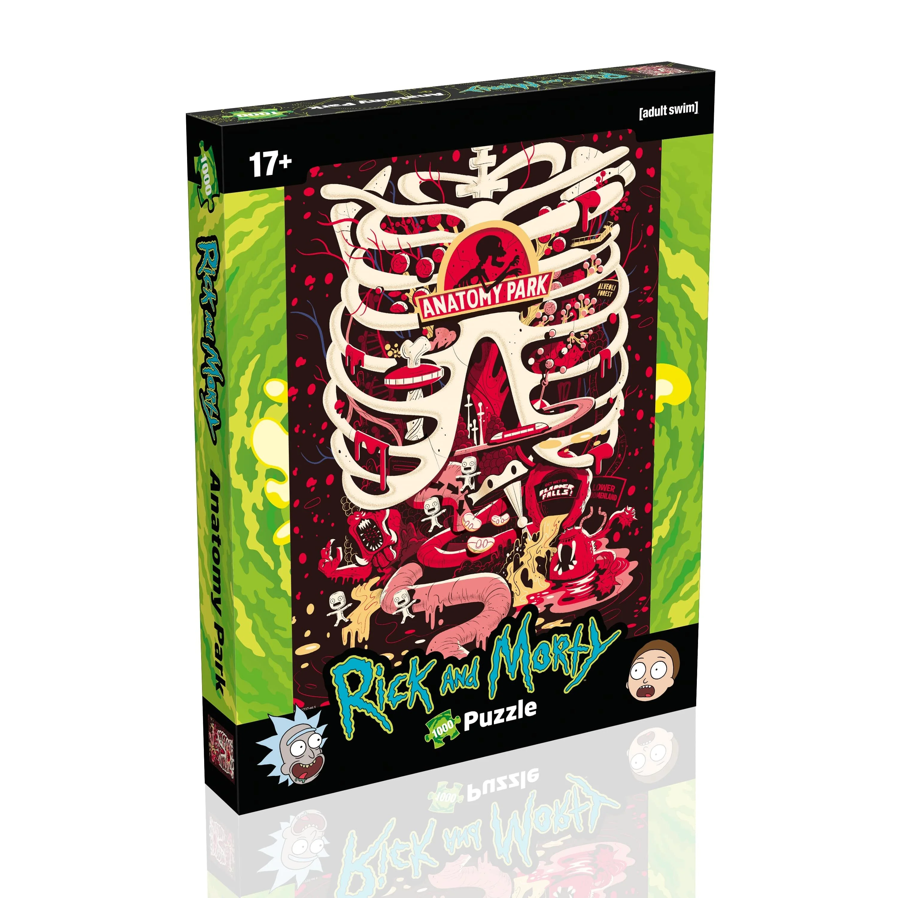 Rick & Morty - Anatomy Park puzzel 1000 stuks