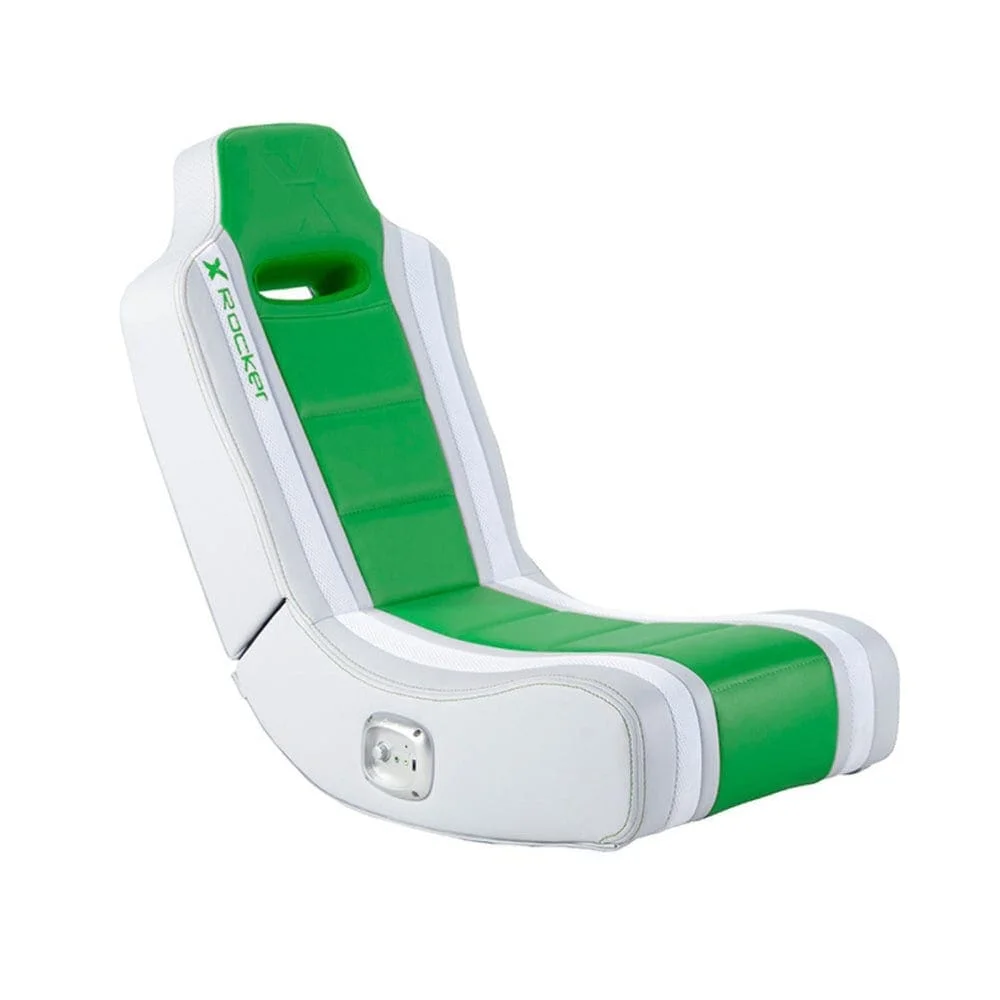 X-Rocker -Hydra 2.0 Stereo Audio Inklapbare Gamingstoel voor Junior 6 -12 jaar Groen
