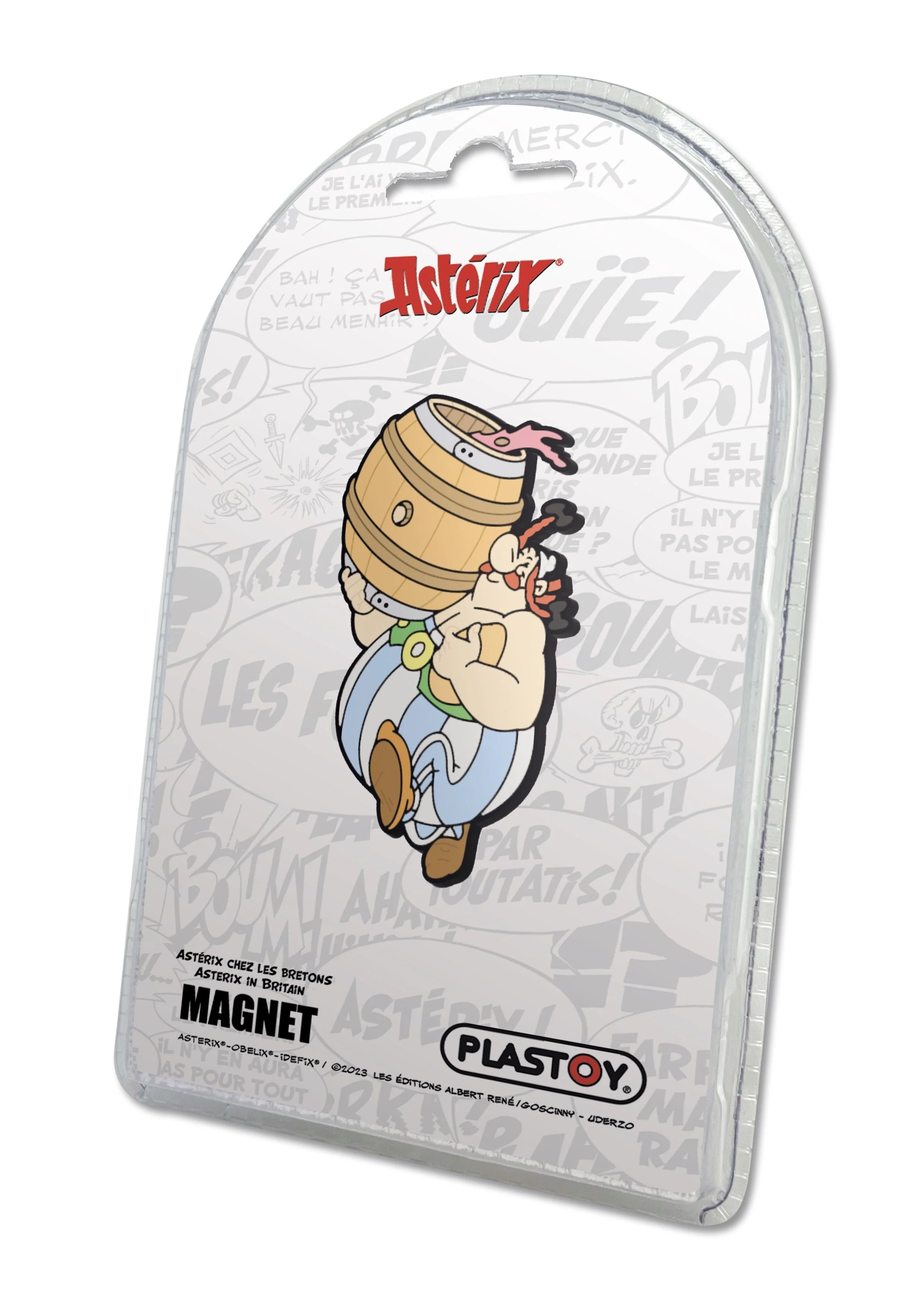 Plastoy - Asterix - Kauwgom Magneet Asterix in Bretagne