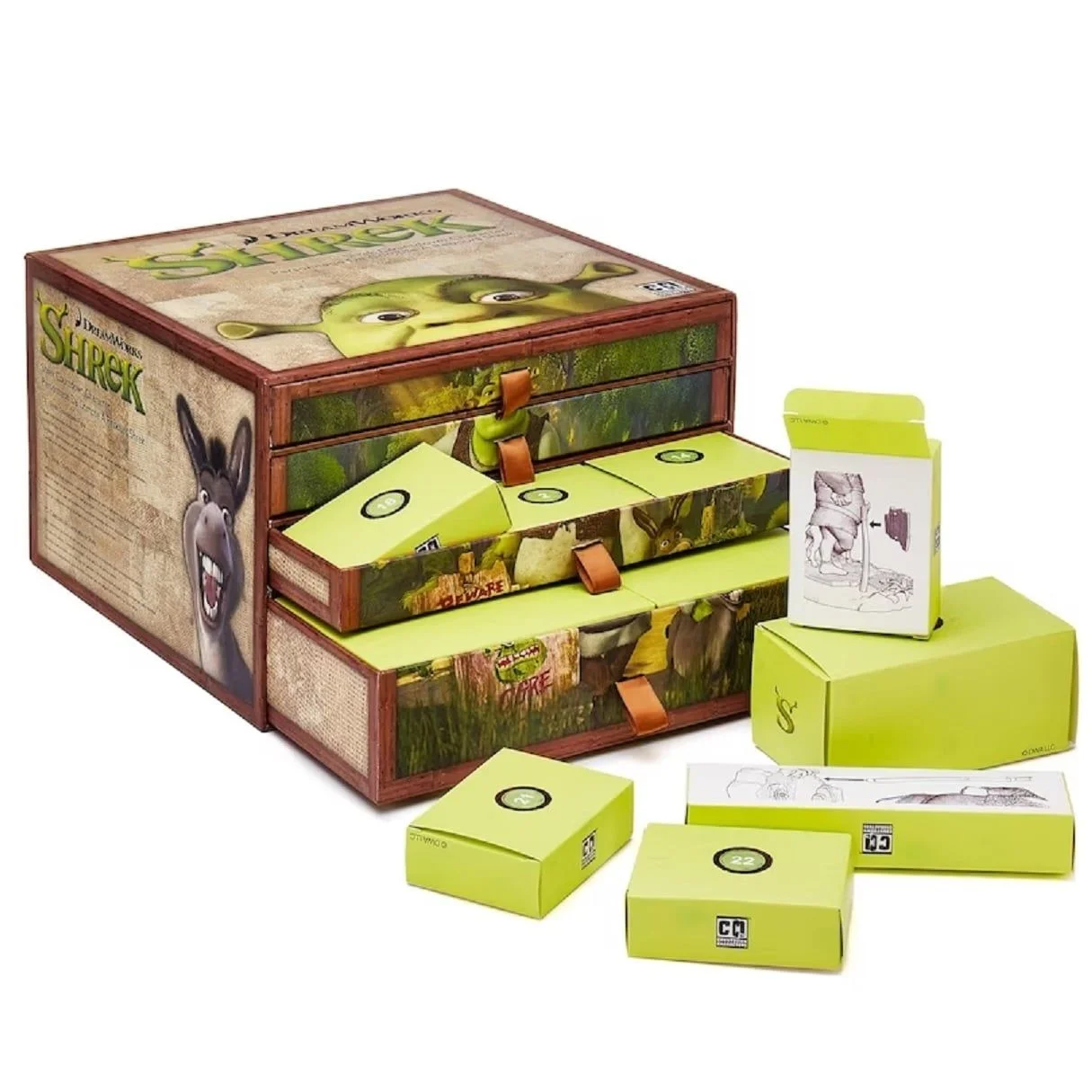 DreamWorks - Shrek - Adventkalender voor 24 Dagen (In elkaar te zetten Shrek-figuur)