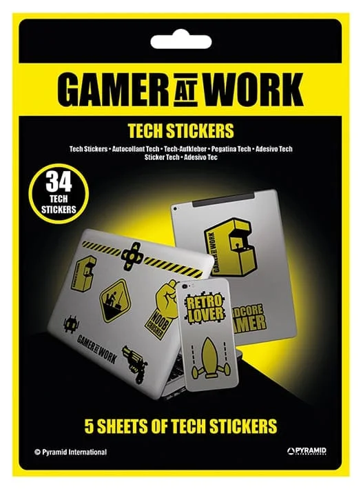 Gamer at Work - Teck Sticker Pack