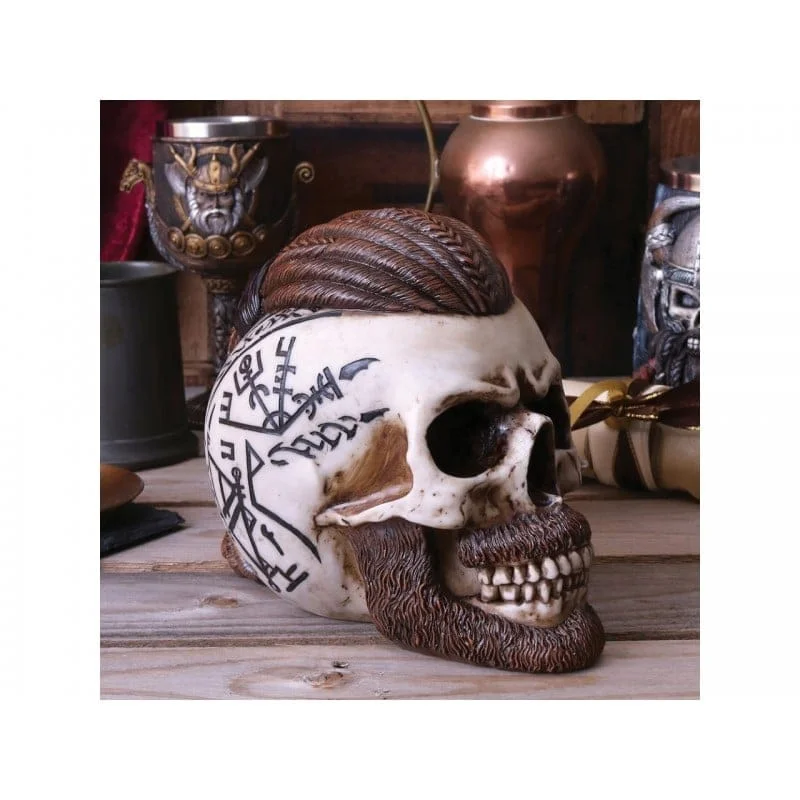 Nemesis Now  - Schedels - Ragnar Schedel - Beeld - Beige - 16 cm