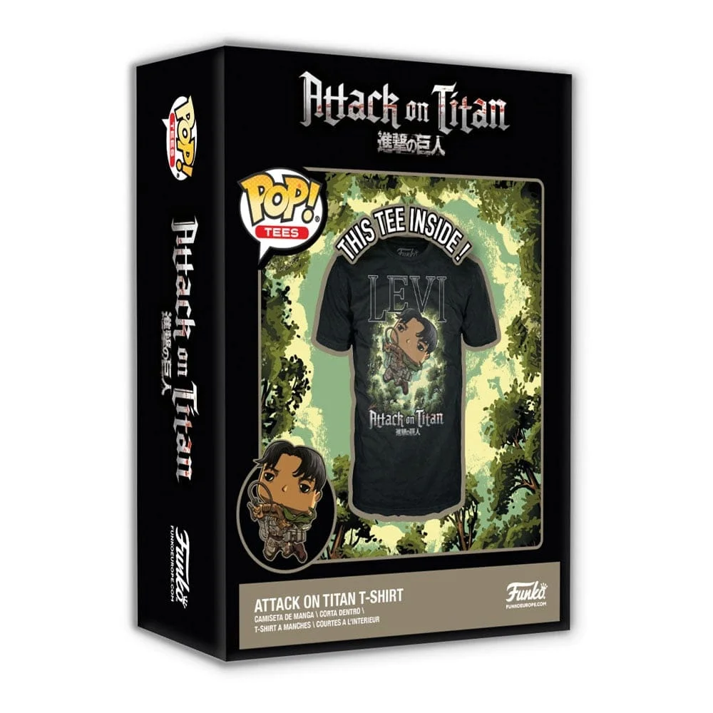 Funko Boxed Tee: Attack on Titan - Levi Ackerman - XL