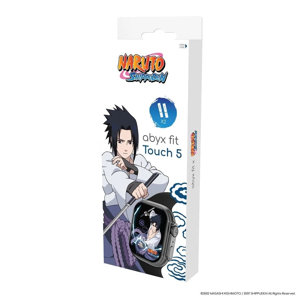 Abyx Fit - Touch 5 - Naruto Shippuden - Sasuke Uchiwa Smart Horloge - Ruimte Grijs